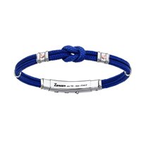 Bracelet Zancan Man in Silver - EXB475MR-BL